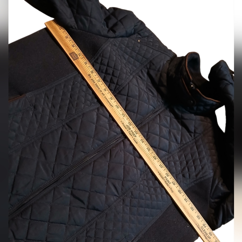 EUC Weatherproof Women's Size 2XL Quilted Puffer Jacket - Dark Blue - Picture 4 of 7